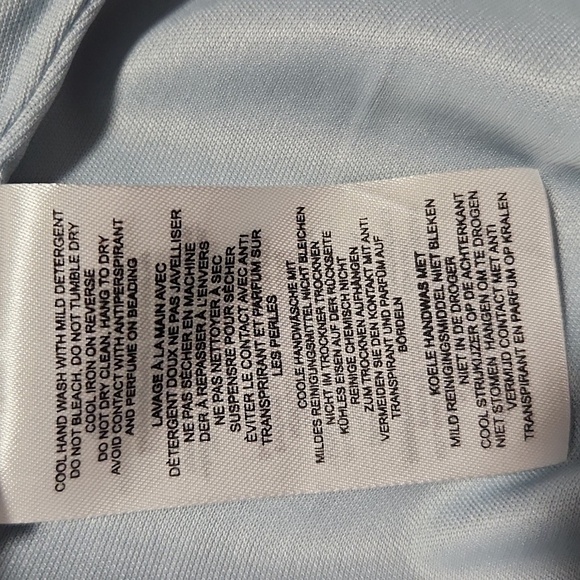 BEAUTT SZ 8.PETITE Elegant Light Blue Women's Skirt - Picture 8 of 14